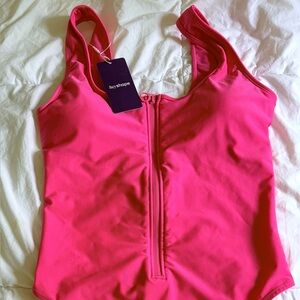 HeyShape Sculpting Zip Up One-Piece Swimsuit L